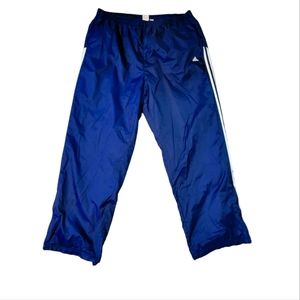 Adidas Nylon Windbreaker Three Stripe Joggers